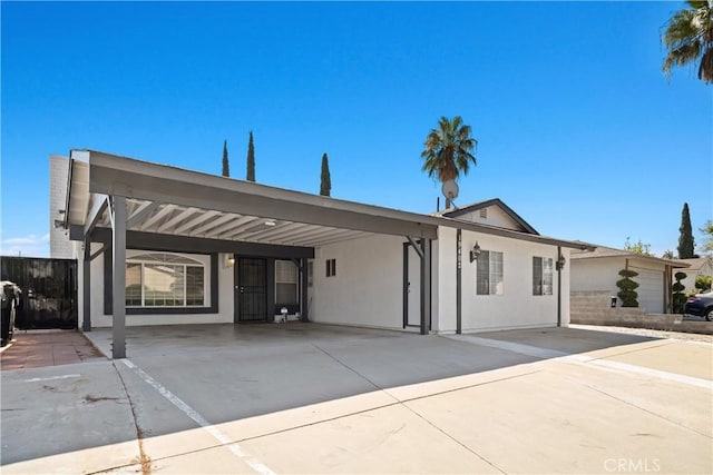 view of ranch-style house