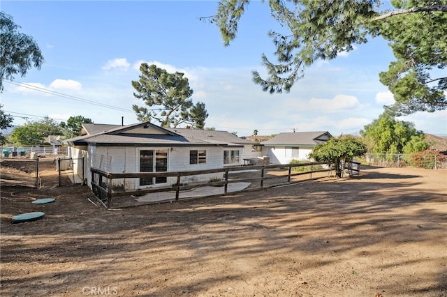 view of front of home