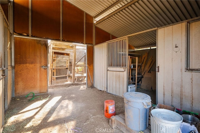 view of stable