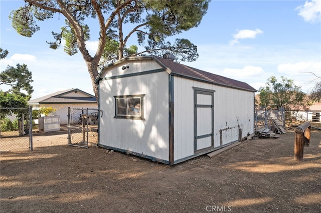 view of outbuilding