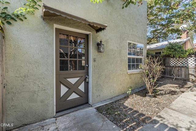 view of entrance to property