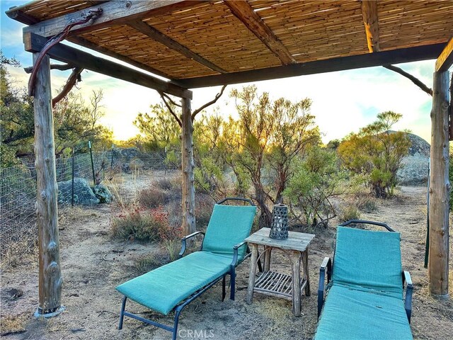 30415 Chihuahua Valley Rd, Warner Springs, CA 92086 - view of patio with fence