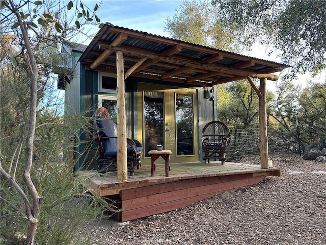 30415 Chihuahua Valley Rd, Warner Springs, CA 92086 - view of wooden deck