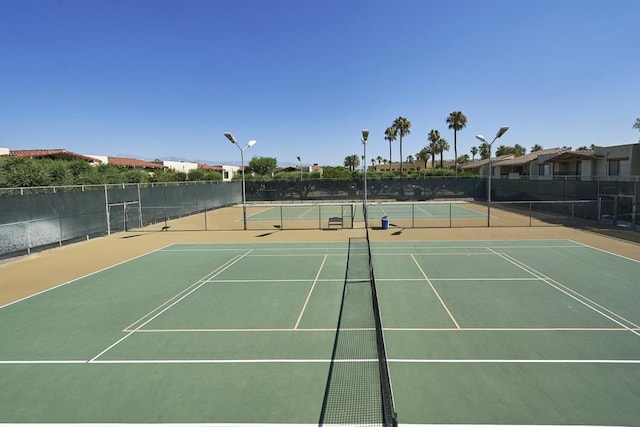 view of sport court featuring basketball court