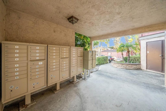 view of home's community featuring mail boxes