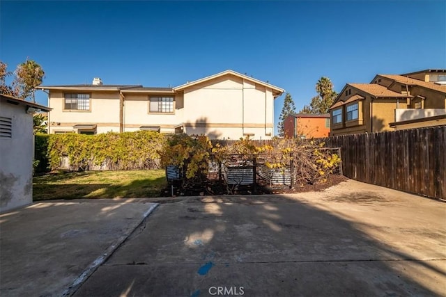 view of back of property