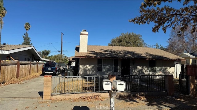 view of front of home