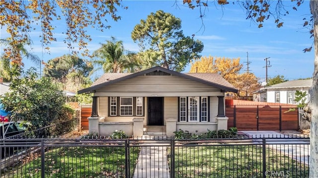 view of bungalow-style house