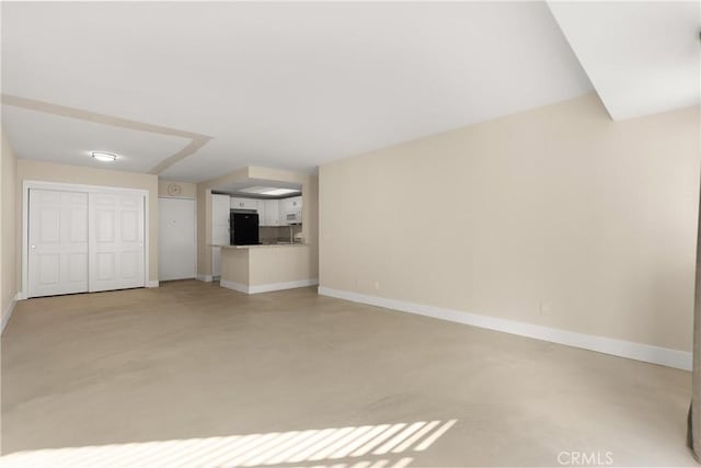 view of unfurnished living room