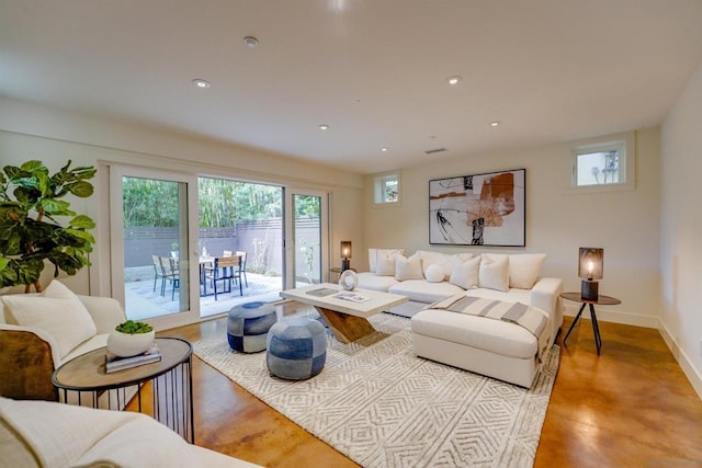 view of living room