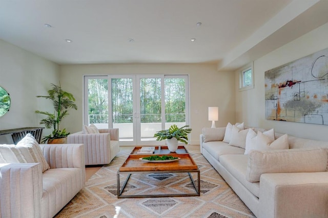 view of living room