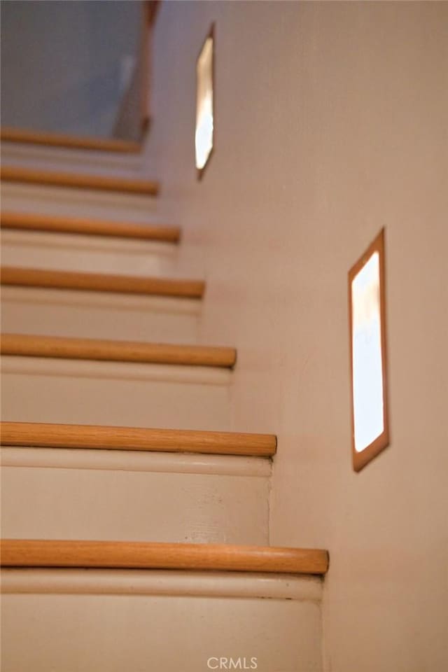 view of stairs