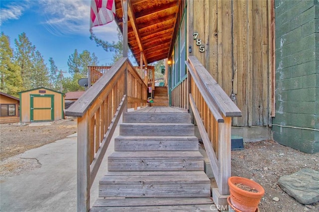 view of staircase