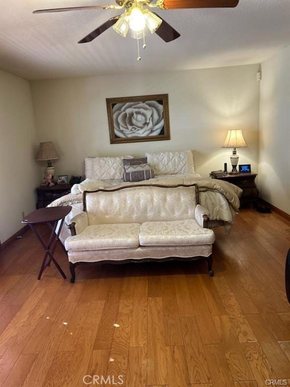 living room featuring hardwood / wood-style floors