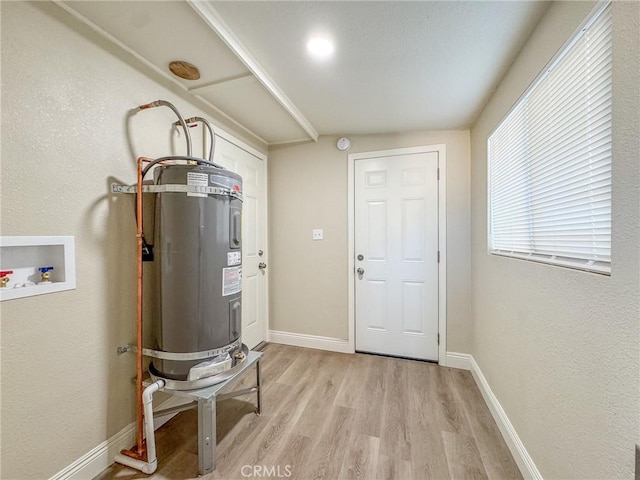 utilities with strapped water heater