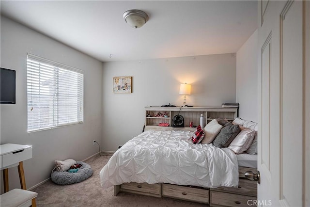 bedroom featuring carpet floors