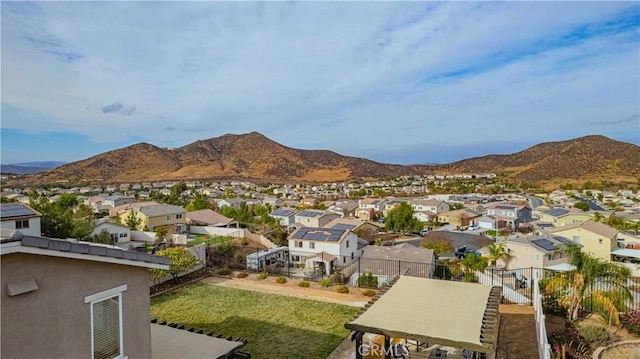 view of mountain feature