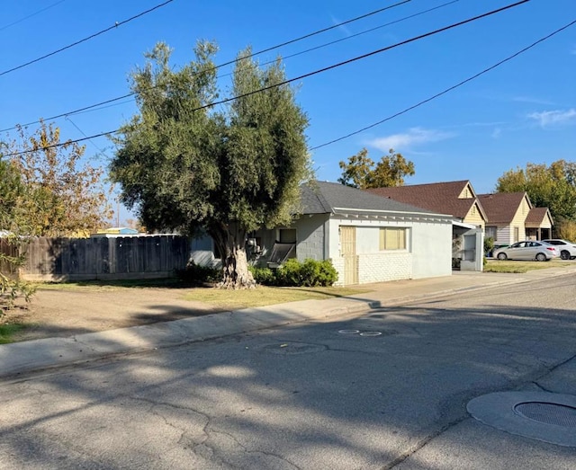 view of front of home