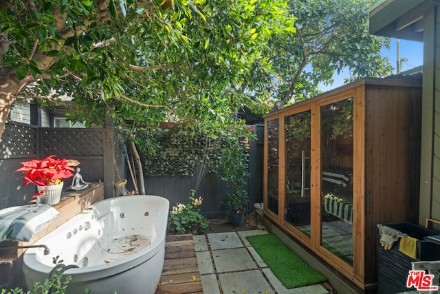 view of patio / terrace with french doors