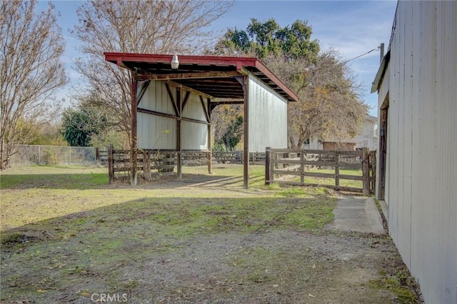 view of outdoor structure