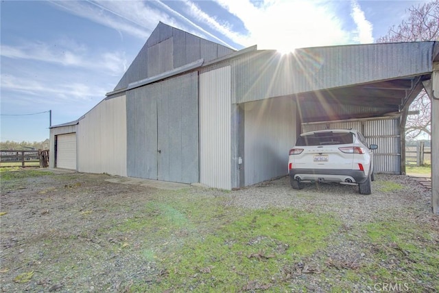 view of outbuilding