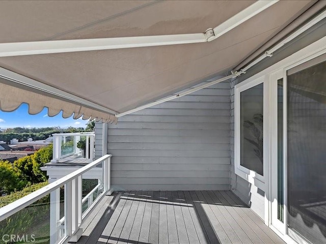 view of deck