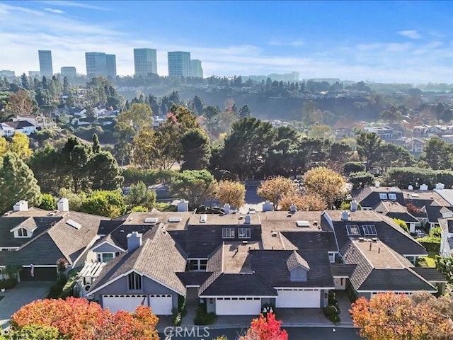 bird's eye view featuring a residential view