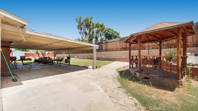 145 Carlota Way, Riverside, CA 92507 - view of patio / terrace featuring a gazebo