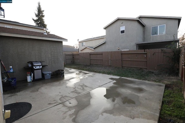 view of patio / terrace with area for grilling