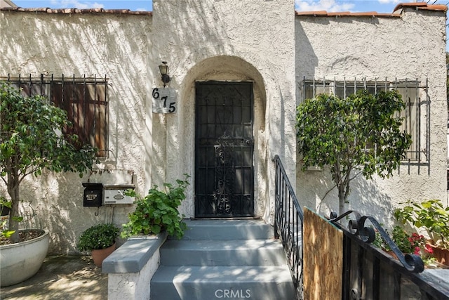 view of entrance to property