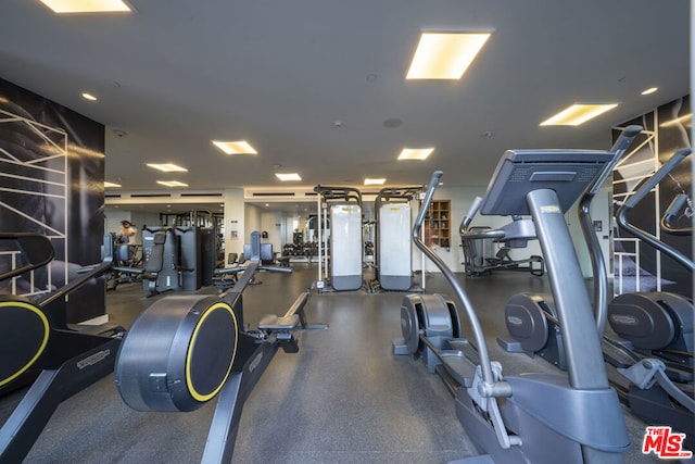 view of exercise room