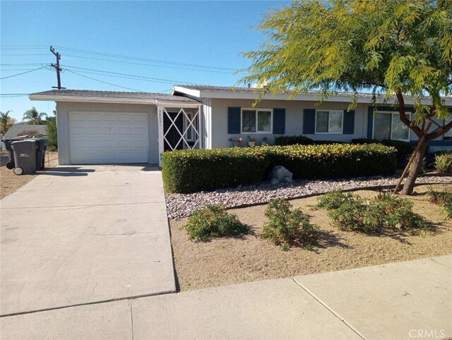 ranch-style house with a garage