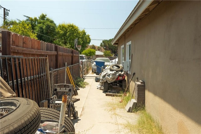 view of side of property