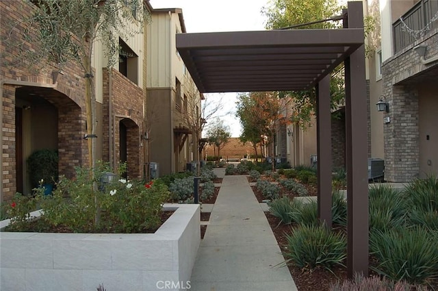 view of home's community featuring a carport