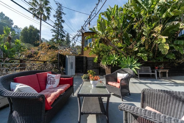 view of patio / terrace with outdoor lounge area