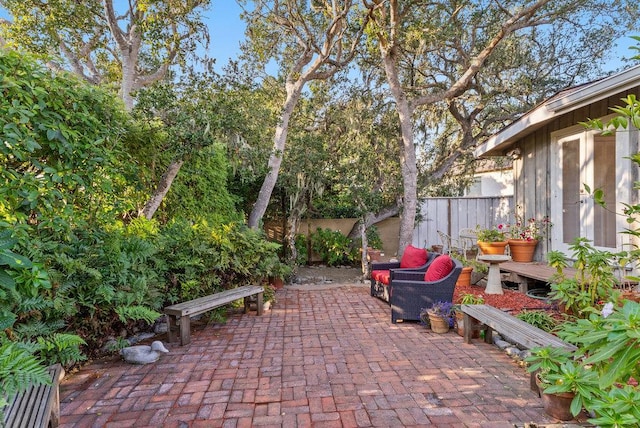 view of patio