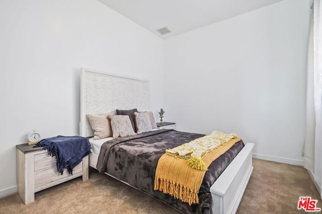 bedroom with carpet flooring