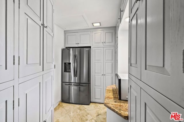 kitchen with appliances with stainless steel finishes