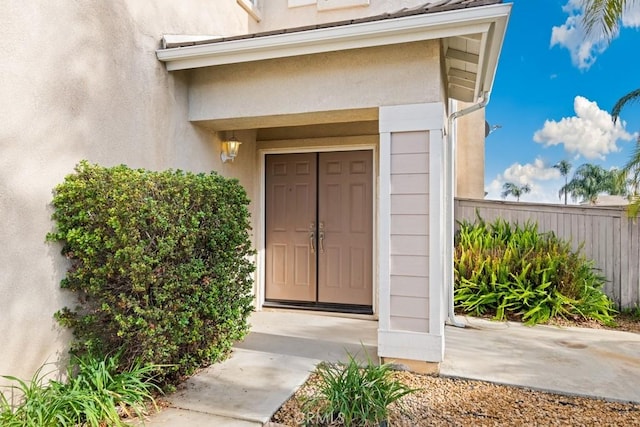 view of property entrance