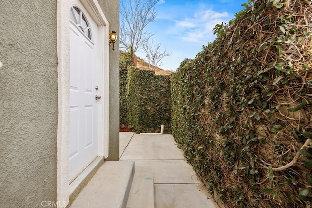 view of home's exterior featuring a patio area