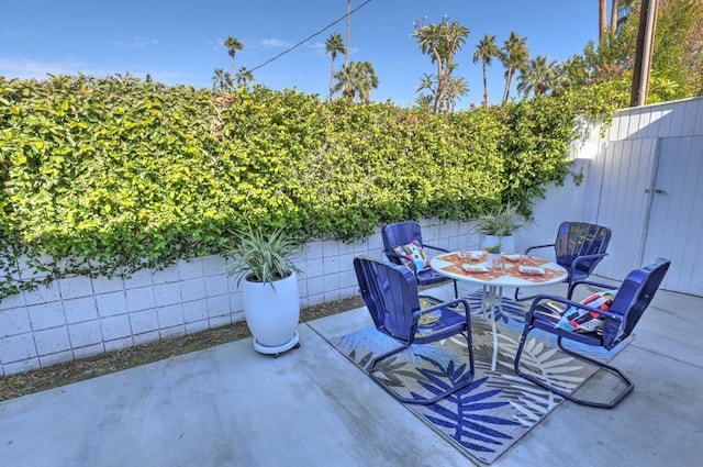 view of patio / terrace