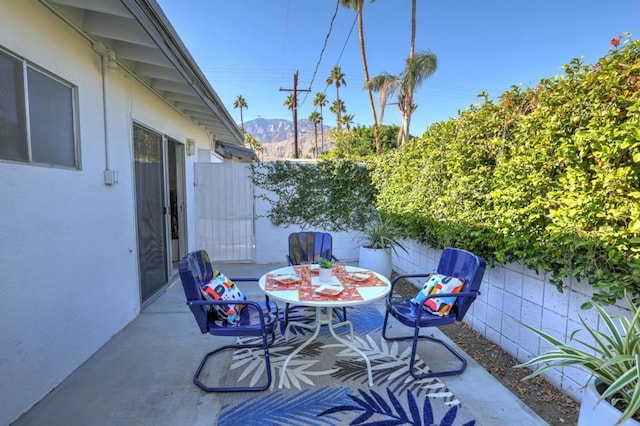 view of patio