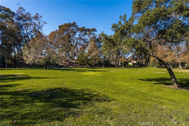 view of home's community featuring a lawn