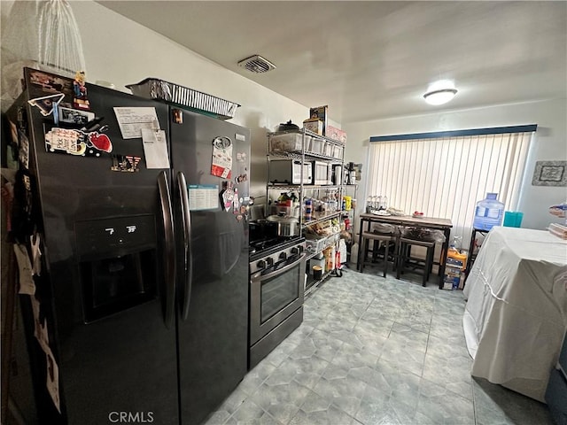 kitchen with stainless steel appliances