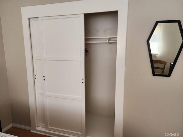 view of closet