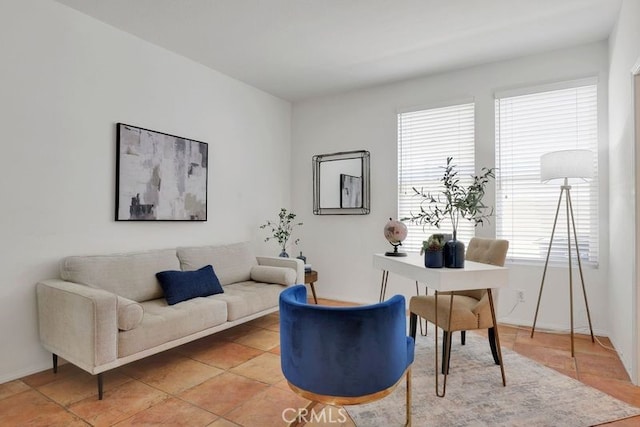 office with baseboards