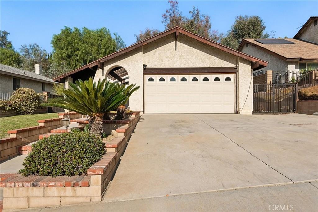 ranch-style house with a garage