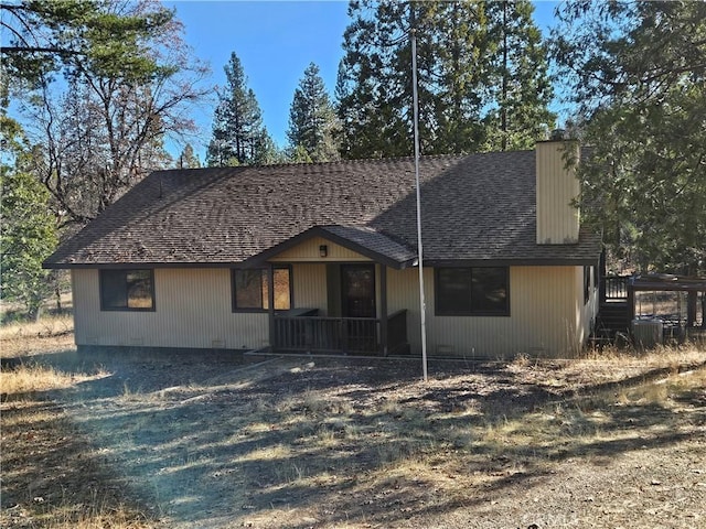 view of front of home