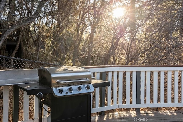 exterior space featuring a grill