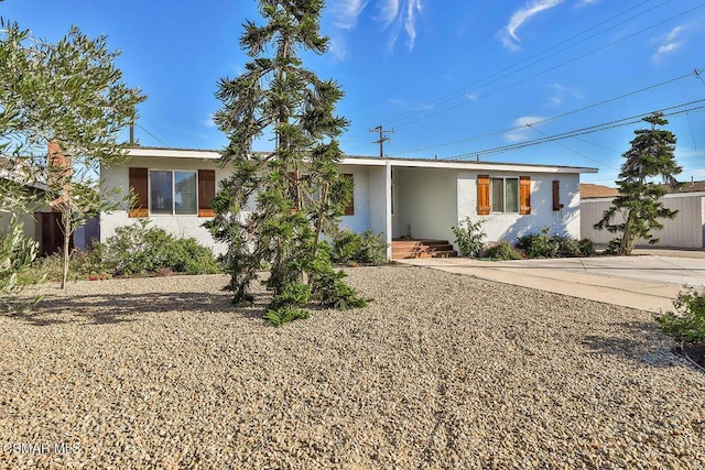 view of ranch-style house